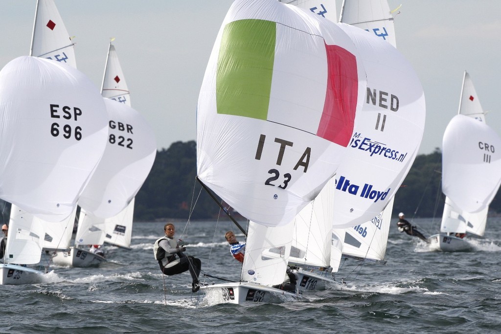 Conti and Micol - 470 World Championship. www.per-heegaard-fotografi.dk &copy; 470 Internationale http://www.470.org